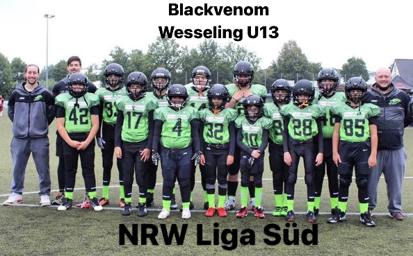 U13 der Blackvenom Wesseling (Foto: Blackvenom Wesseling)