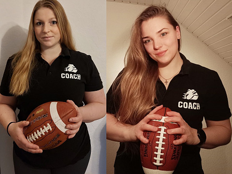 Auf dem Foto von links, Jennifer Imort und Friederike Ostendorp Foto: Bulldogs